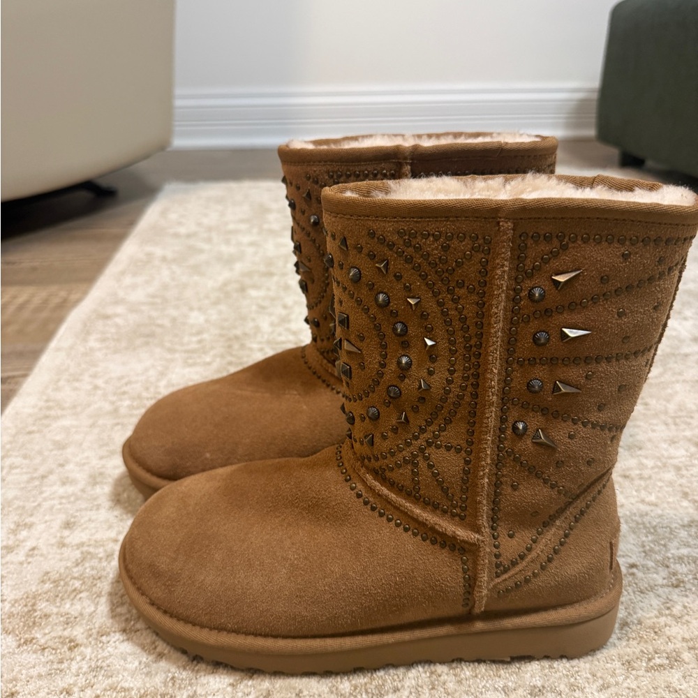 UGG Brown Studded Boot - Picture 2 of 5